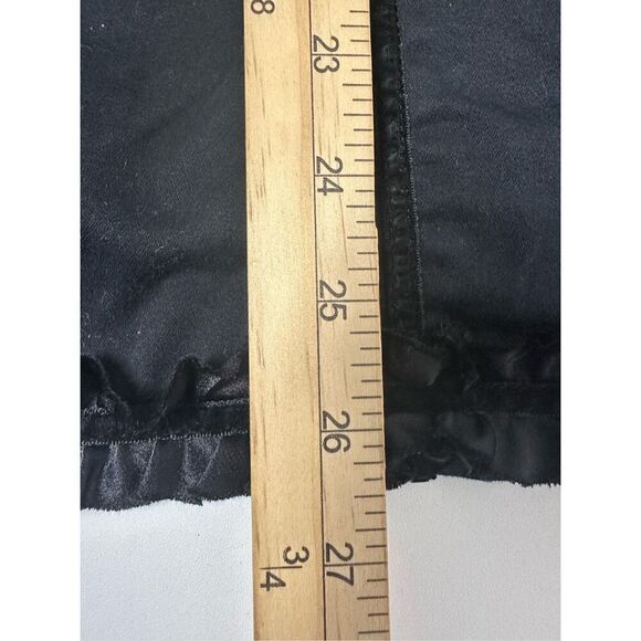 Simon Chang Denim Wear Women’s Bohemian Black Jacket Ruffle Satin Trim Sz20 Note - Picture 8 of 15